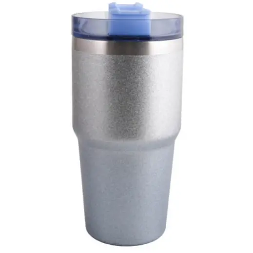 600ml Sparkle Vacuum Front Silver